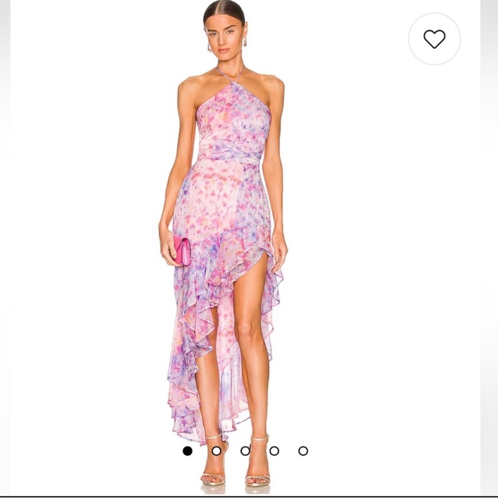 Amanda Uprichard x Revolve Carlina dress in Cotton Candy